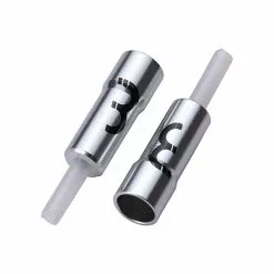 BBB Anschlagh&uuml;lse Alu 4mm Silber F&uuml;r Teflonkabel, 50 St&uuml;ck