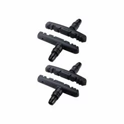 BBB Bremsschuh Tristop Shimano V-Brakes MTB Schwarz, 3-Contour, 2 Paar