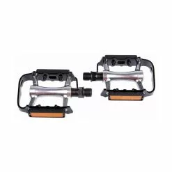 Bike Attitude Pedale MTB M248DU 9/16" Alu Schwarz-silber