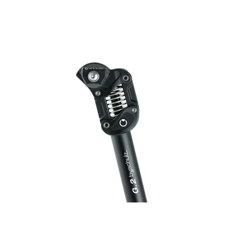 By Schulz By.Schulz Federsattelstütze, G.2 ST 31.6 X 350mm Hub 30mm HARD 100-130 Kg Black-sand 1 By Schulz By.Schulz Federsattelstütze, G.2 ST 31.6 X 350mm Hub 30mm HARD 100-130 Kg Black-sand