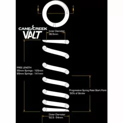 Cane Creek Valt Lightweight Progressive Spring 450-550 -Response Parts Verkäufe cane creek valt lightweight progressive spring 450 5502