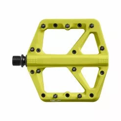 Crankbrothers Crank Brothers Pedal Stamp 1 Large Plattformpedal, Kunststoff, Citron