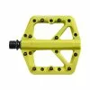 Crankbrothers Crank Brothers Pedal Stamp 1 Small Plattformpedal, Kunststoff, Citron