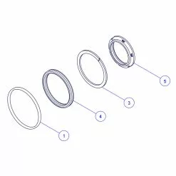 Dt-swiss DT Dichtungskit X313 Carbon