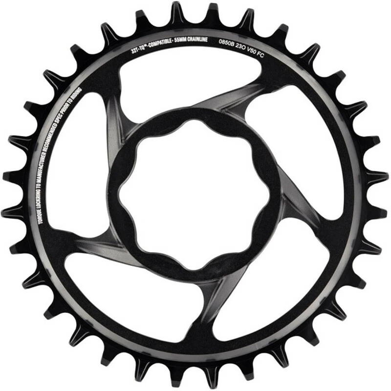 Ethirteen Kettenblatt E*spec Chainring Direct Mount 34T, Aluminum, TQ/CL55, Black, 11/12spd 1 Ethirteen Kettenblatt E*spec Chainring Direct Mount 34T, Aluminum, TQ/CL55, Black, 11/12spd