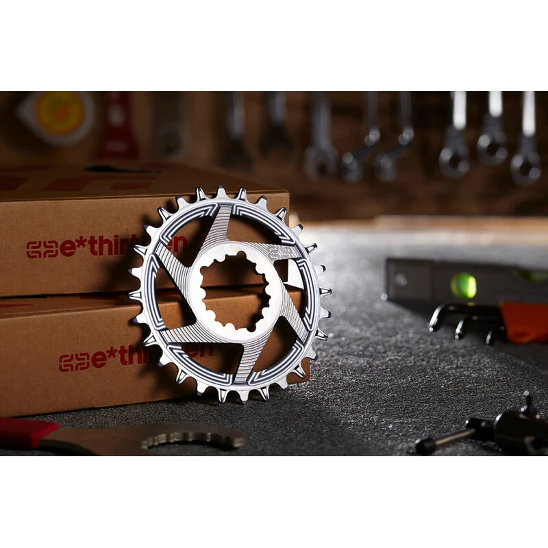 Ethirteen Kettenblatt Helix R 30T SRAM Direct Mount, Grey, 3mm Offset, Shimano/Sram 11/12s 2 Ethirteen Kettenblatt Helix R 30T SRAM Direct Mount, Grey, 3mm Offset, Shimano/Sram 11/12s – Bild 2