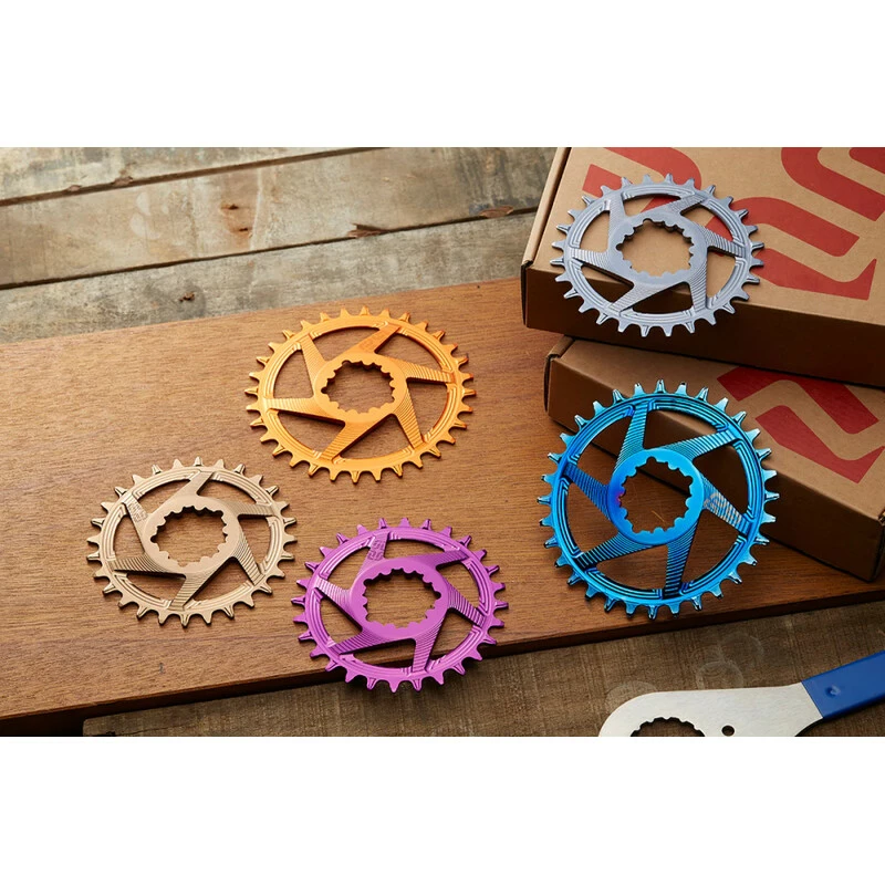 Ethirteen Kettenblatt Helix R 32T SRAM Direct Mount, Grey, 3mm Offset, Shimano/Sram 11/12s 3 Ethirteen Kettenblatt Helix R 32T SRAM Direct Mount, Grey, 3mm Offset, Shimano/Sram 11/12s – Bild 3