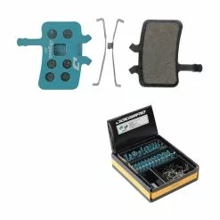 Jagwire Bremsbel&auml;ge, SPORT ORGANIC Blue Sram/Avid BWD764 25 Paar