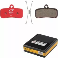 Jagwire Bremsbel&auml;ge, SPORT SEMI-METALLIC Red Shimano/Tektro BWD2005 25pa