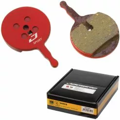 Jagwire Bremsbel&auml;ge, SPORT SEMI-METALLIC Red Sram/Avid/Promax BWD1001 25 Paar