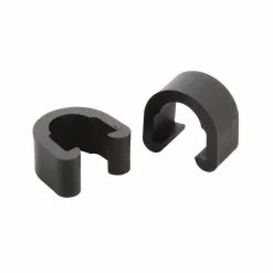 Jagwire Ersatzteil, H&uuml;llenf&uuml;hrung C-Clips Housing Guides Black Set Mit 4 St&uuml;ck DCA054