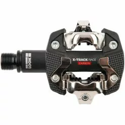 Look Pedal X-Track Race Carbon Schwarz, Inkl. Cleats