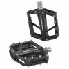 Response Flat Pedale MTB, 9/16&quot; 7mm Lager Gedichtet, Black AL6061 24 Pin Format: 94x95mm