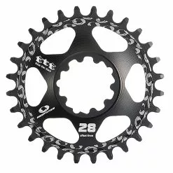 Response Kettenblatt, GXP BOOST 3mm Offset Direct Mount 34T Alu 7075 CNC 10/11/12 Speed Black