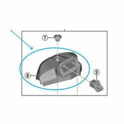 Shimano Abdeckung SL-M9100-I Rechts