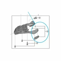 Shimano Abdeckung SL-M9100 Rechts &amp; Schrauben