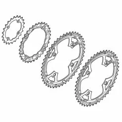 Shimano Deore 05/LX Kettenblatt 22 Z&auml;hne, Y-1DJ 22100 FC-M510/40/70/71/72 Silber