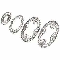 Shimano Kettenblatt Alivio FC-M431-8 26Z Schwarz