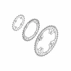 Shimano Kettenblatt Deore FC-M532 32 Z&auml;hne Silber