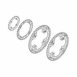 Shimano Kettenblatt FC-M480 44 Z&auml;hne Schwarz