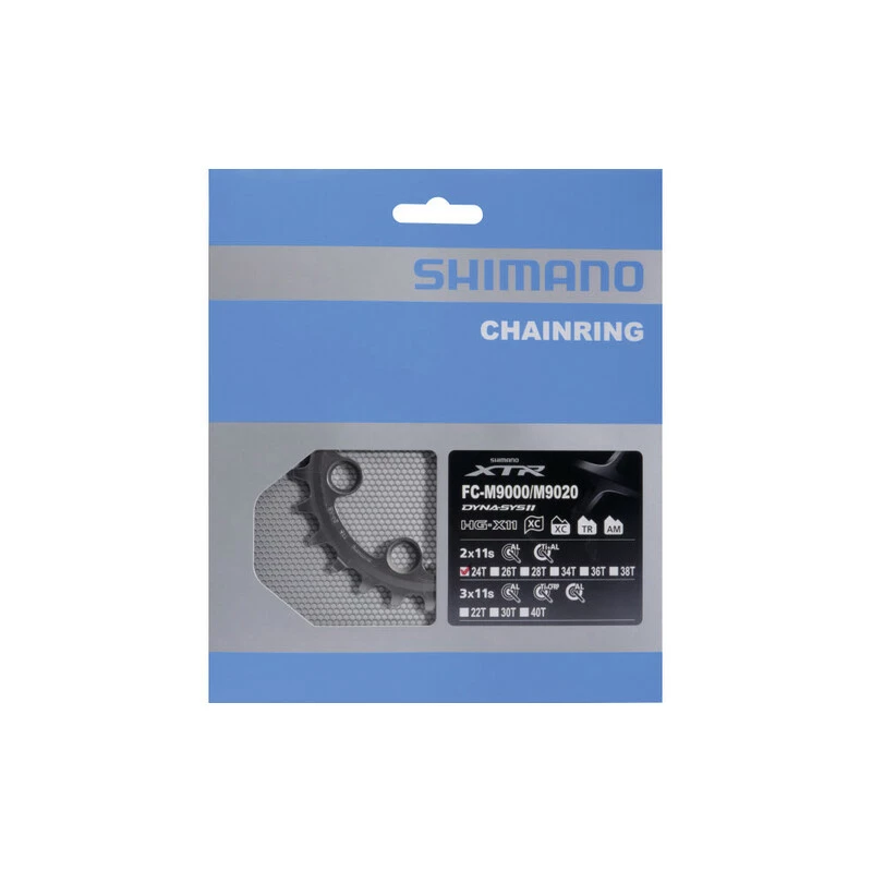 Shimano XTR 18 Kettenblatt 38 Zähne, Y-1PV 98060 Double (38-28), 11-fach 1 Shimano XTR 18 Kettenblatt 38 Zähne, Y-1PV 98060 Double (38-28), 11-fach
