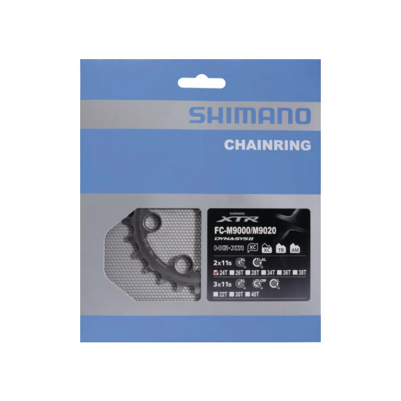 Shimano XTR 18 Kettenblatt 38 Zähne, Y-1PV 98060 Double (38-28), 11-fach 2 Shimano XTR 18 Kettenblatt 38 Zähne, Y-1PV 98060 Double (38-28), 11-fach – Bild 2