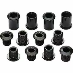TRUVATIV SRAM Chainring Bolt Kit, 4 Long Steel/steel Black