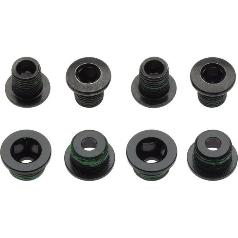 SRAM CHAINRING BOLT KIT 4X2 AL/ST BLACK 1 SRAM CHAINRING BOLT KIT 4X2 AL/ST BLACK