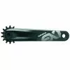 SRAM EX1 20 Kurbelgarnitur Alu 175mm, Ohne Tretlager/Kettenblatt, ISIS, Schwarz