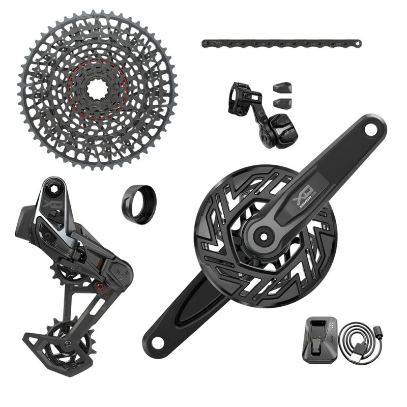 Sram Groupset X0 T-Type Eagle Brose Transmission AXS Black 160mm 1 Sram Groupset X0 T-Type Eagle Brose Transmission AXS Black 160mm