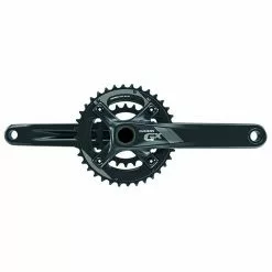 SRAM GX 20 2x10 1000 Kurbelgarnitur Alu 175mm, 36-22, GXP, Ohne Tretlager, 64/104 BCD, Schwarz