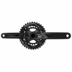 SRAM GX 20 2x11 1000 Kurbelgarnitur Alu 175mm, 36-24, GXP, Ohne Tretlager, 64/104 BCD, Schwarz