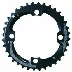 SRAM Kettenblatt, 34 Z&auml;hne, 2x10, 104BCD, 10-fach, Kein Pin, Schwarz