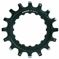 SRAM Kettenblatt EX1 X-Sync 14Z Stahl Ritzel F&uuml;r Bosch Motor Schwarz Sram