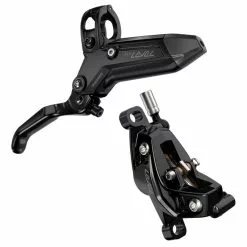 SRAM Level Silver Stealth Aluminum, 4-Kolben Rear 2000mm, Black, C1