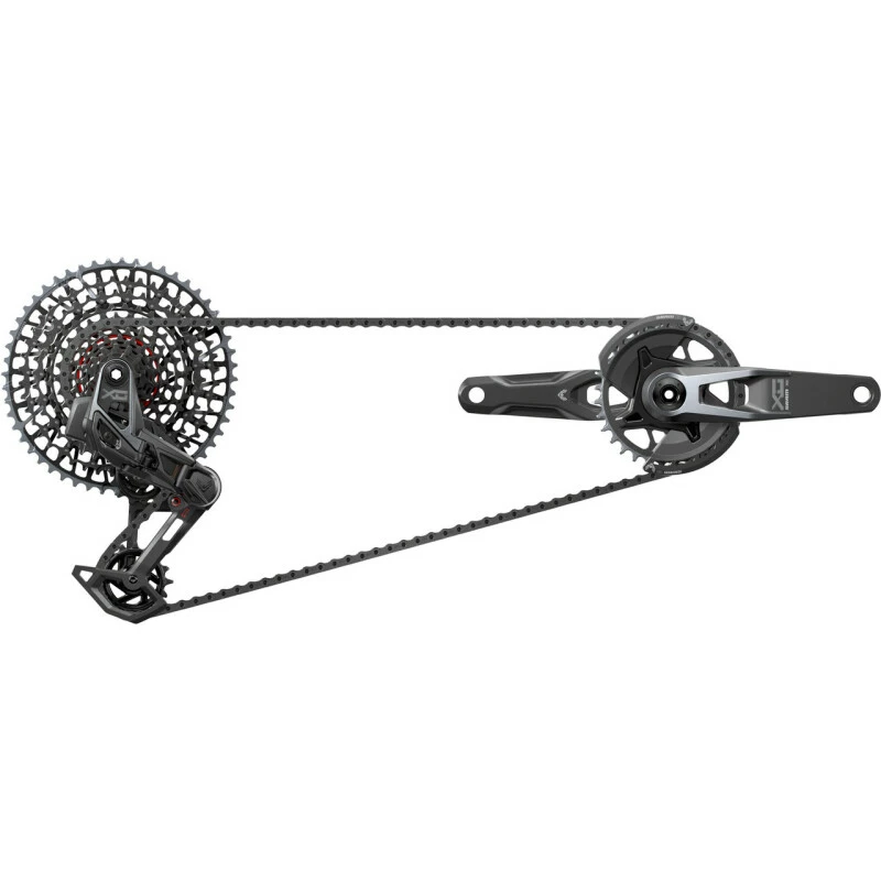 SRAM X0 Eagle T-Type AXS Groupset 165 32Z, RD, Controller, Kette, Kassette 3 SRAM X0 Eagle T-Type AXS Groupset 165 32Z, RD, Controller, Kette, Kassette – Bild 3