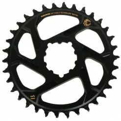 SRAM XX1 EAGLE 20 Kettenblatt 30 Z&auml;hne X-SYNC 2, Direct Mount, 12-fach, 6mm Offset, Schwarz-gold